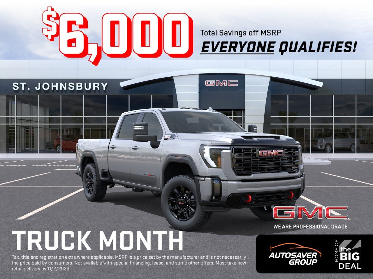 2026 GMC Sierra 2500 HD AT4