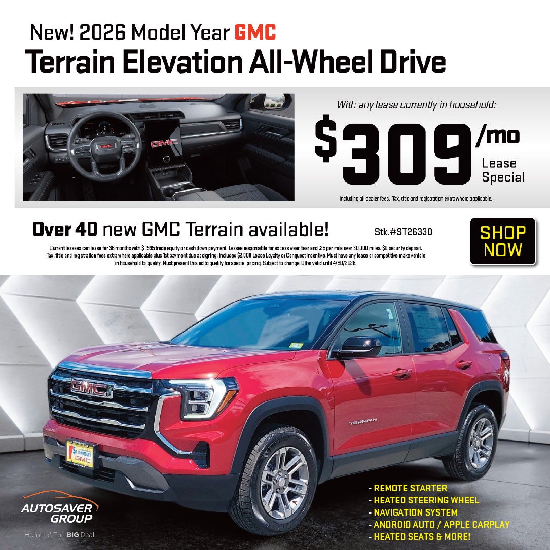 SHOP NEW GMC DEALS NEAR ST JOHNSBURY, VT