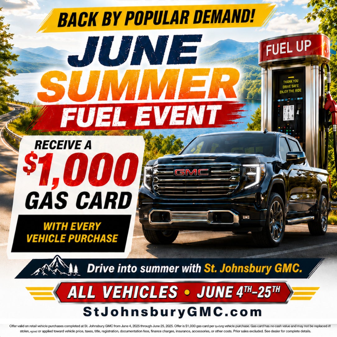 $1,000 GAS CARD WITH ANY VEHICLE PURCHASE!