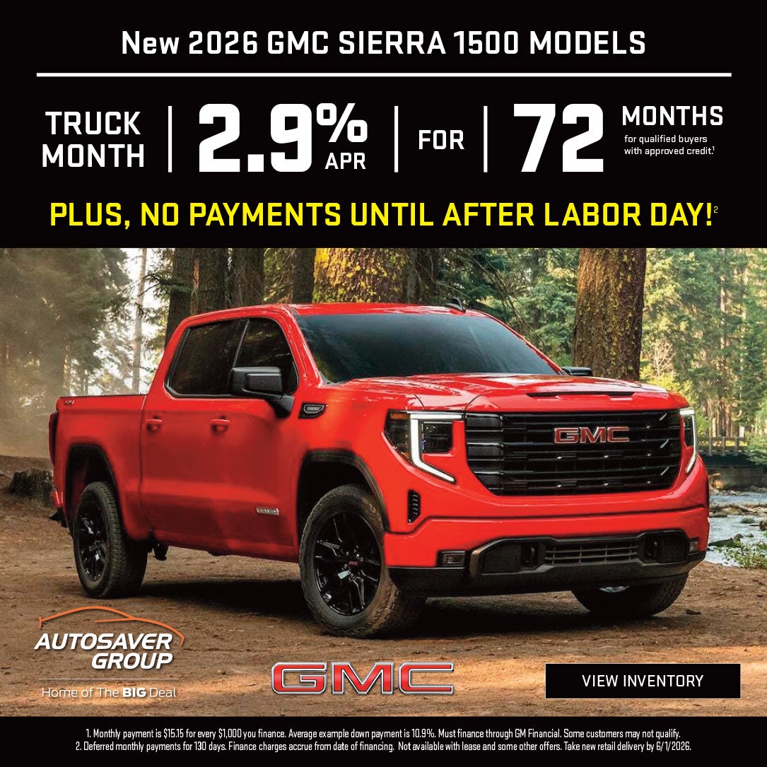 2.9% APR for 72 months!
