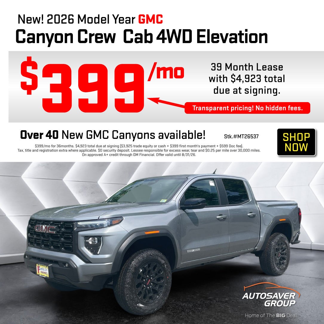SHOP NEW GMC DEALS NEAR ST JOHNSBURY, VT