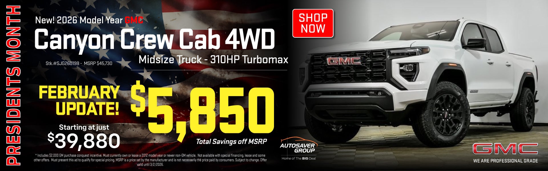 SHOP NEW GMC CANYON NEAR ST JOHNSBURY, VT