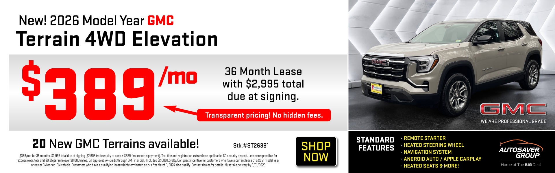 SHOP NEW GMC DEALS NEAR ST JOHNSBURY, VT