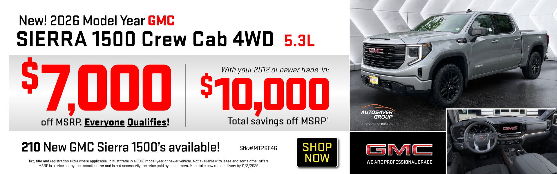SHOP NEW GMC DEALS NEAR ST JOHNSBURY, VT