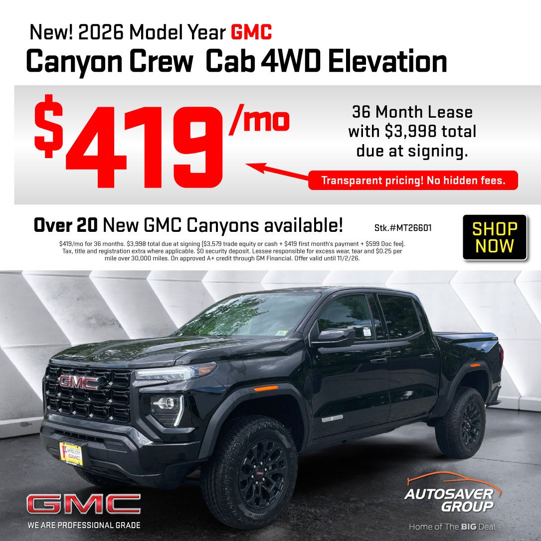 SHOP NEW GMC DEALS NEAR ST JOHNSBURY, VT