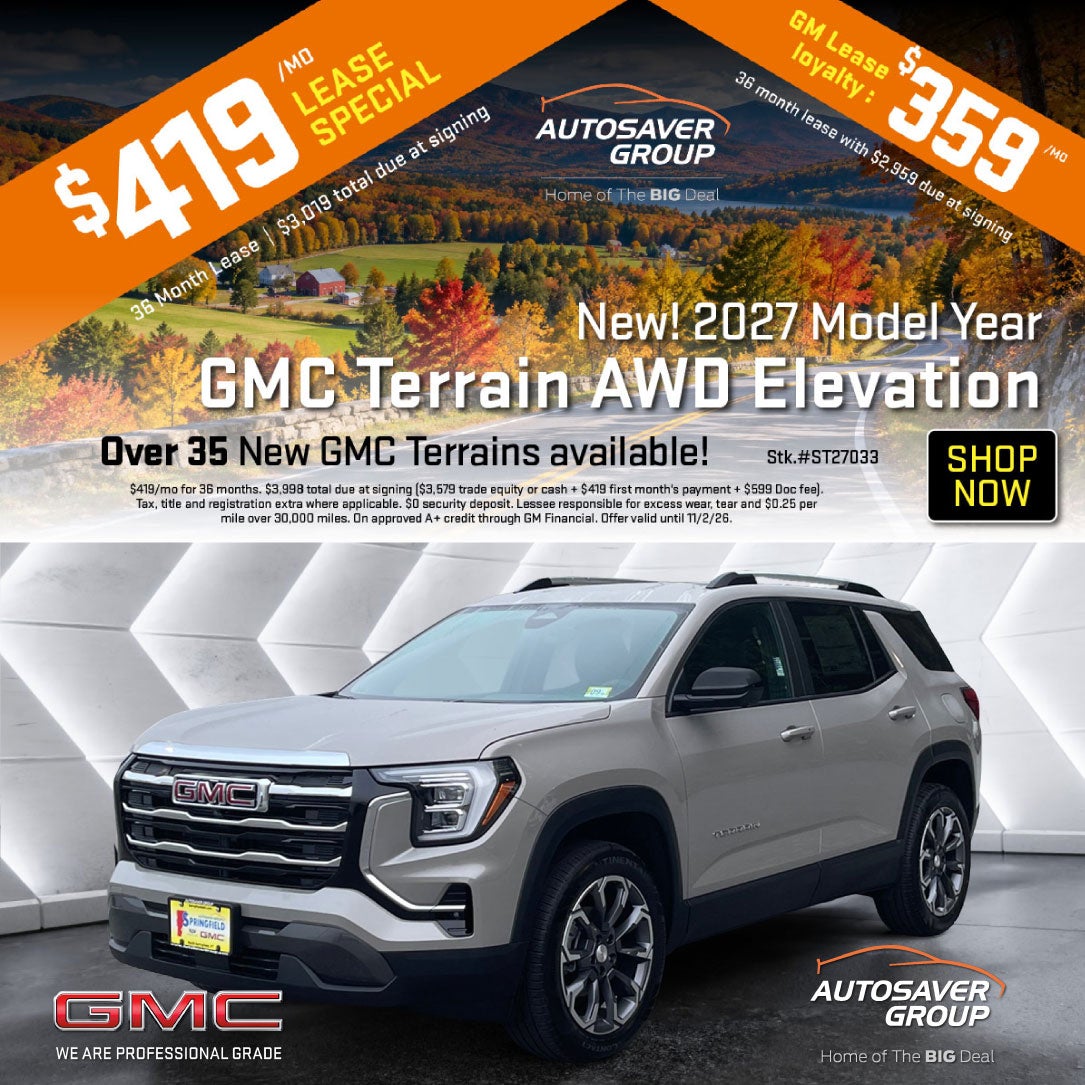 SHOP NEW GMC DEALS NEAR ST JOHNSBURY, VT