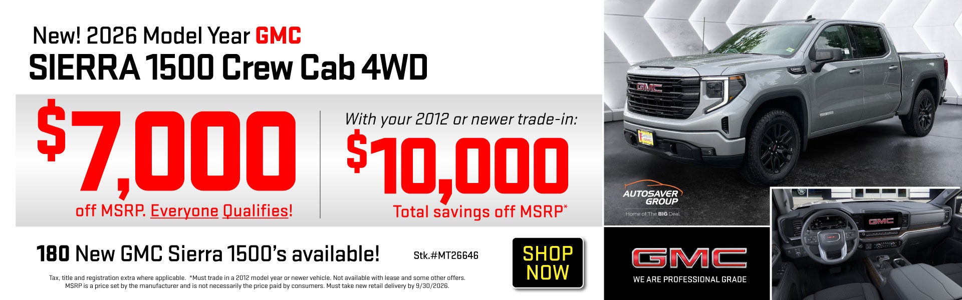 SHOP NEW GMC DEALS NEAR ST JOHNSBURY, VT