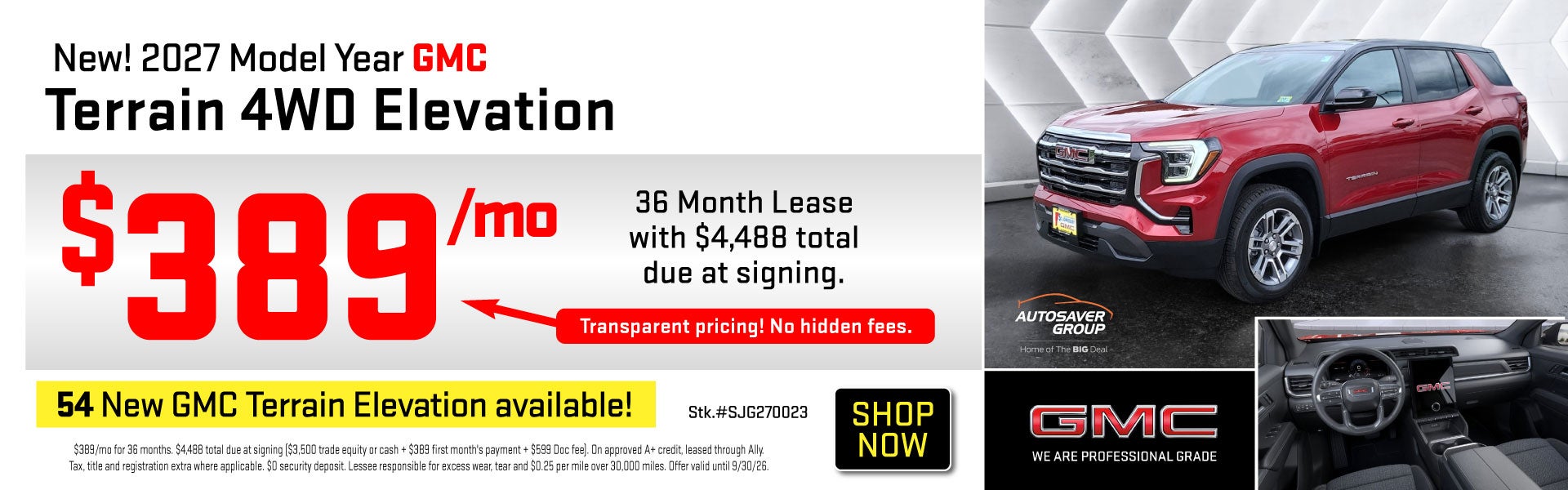 SHOP NEW GMC DEALS NEAR ST JOHNSBURY, VT